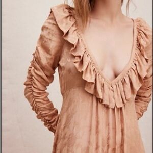 FREE PEOPLE X TiMO Ruffle Gown